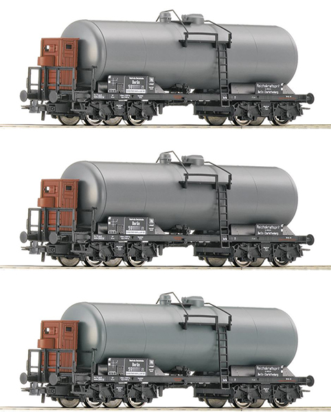 Roco 6600062 - Set of 3 DRG tank cars