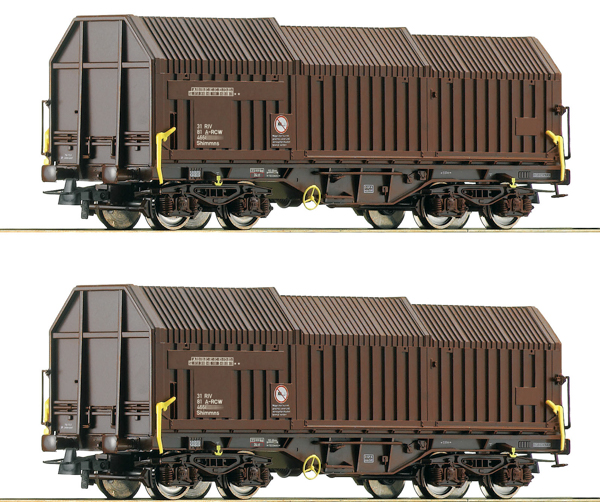 Roco 6600132 - 2 piece set: Telescopic hood wagons