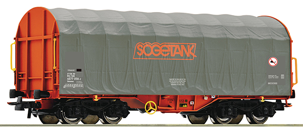 Roco 6600133 - Sliding tarpaulin wagon of the Sogetank