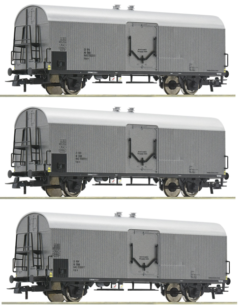 Roco 6600140 - 3 piece set: Refrigerator wagons