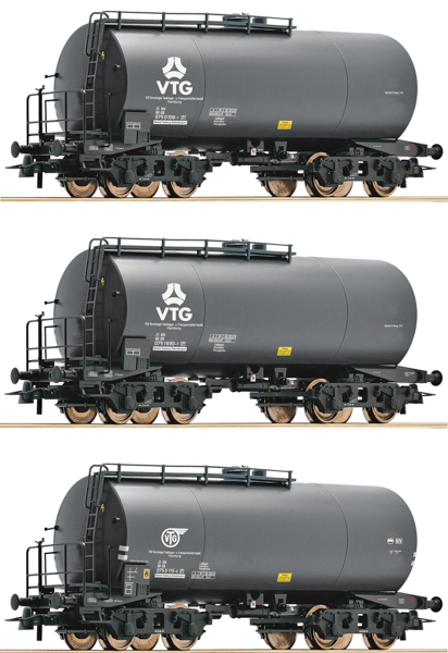 Roco 6600162 - 3 piece set: Tank wagons