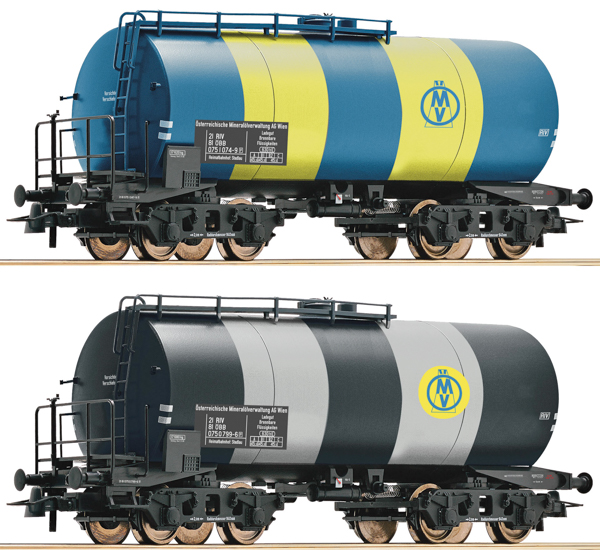 Roco 6600163 - 2 piece set: Tank wagons