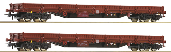 Roco 6600186 - 2 piece set: Stake wagons