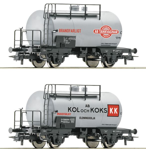 Roco 6600193 - 2 piece set: Tank wagons