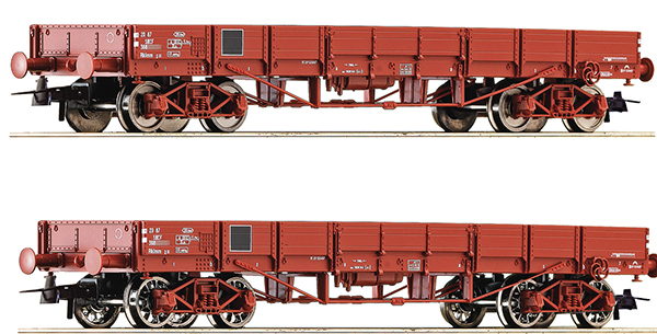 Roco 6600224 - 2-piece set: Low-sided wagon, SNCF