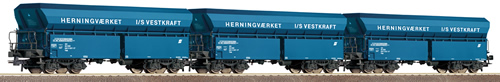 Roco 66089 - 3-piece set of hoppers DSB