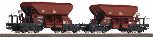 Roco 66147 - 2 Piece Set: Gravel Wagons