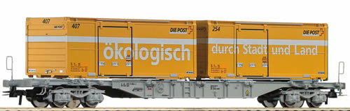 Roco 66658 - Container Carrier Wagon Sgns AAE