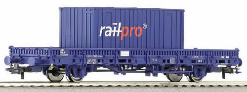 Roco 66678 - Flat car with container (COFC), Roco 66678 - Flat car with container (COFC),