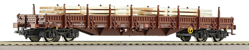 Roco 66990 - Flat car with wood load of the DB AG