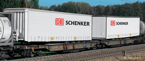 Roco 67399 - Articulated Double Pocket Wagon, AAE - DB Schenker