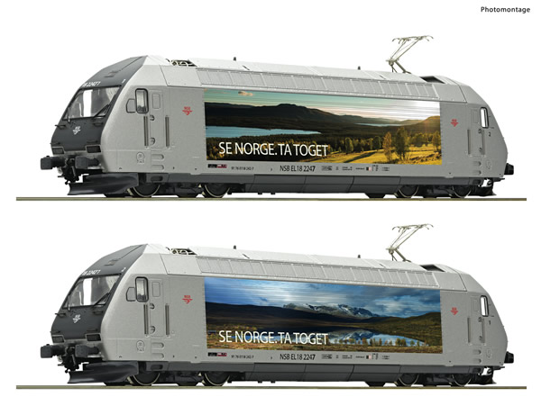 Roco 70659 - Norwegian Electric locomotive EL 18 2247 of the NSB (DCC Sound Decoder)