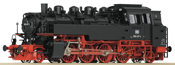 Roco 7110019 - German Steam locomotive 086 407-4 of the DB (DCC Sound Decoder)