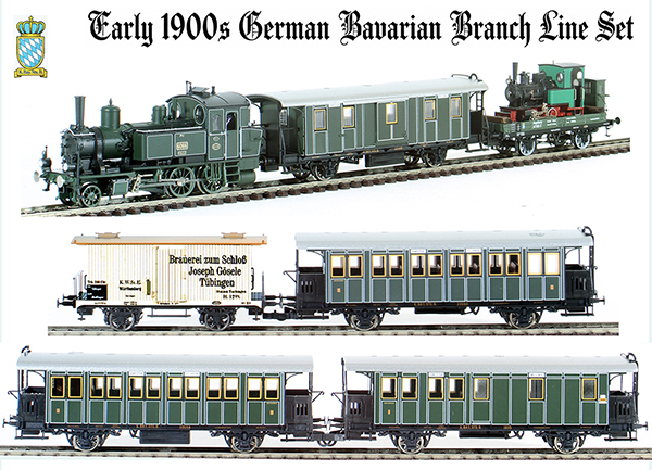 Roco 7110037-2 - Roco Early 1900s Bavarian Branch Line Set with Interior Illumination