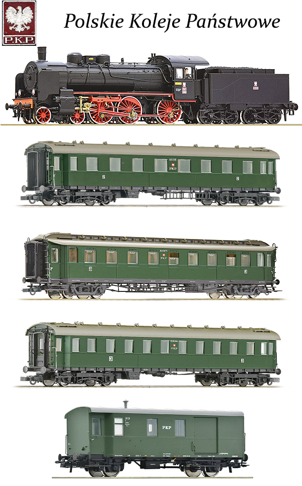 Roco 71384.1 - Polish PKP Era III Four Car Express Train