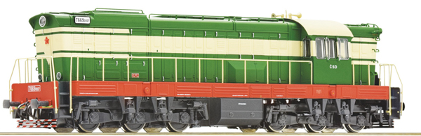 Roco 7300012 - Czechoslovakian Diesel locomotive T 669.0107 of the CSD 