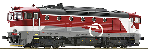 Roco 7300082 - Slovakian Diesel locomotive Br 754 083-4 of the ZSSK