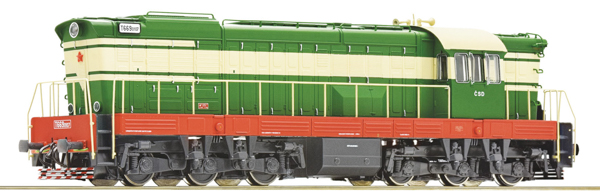 Roco 7310012 - Czechoslovakian Diesel locomotive T 669.0107 of the CSD (DCC Sound Decoder)