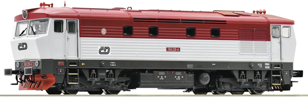 Roco 7310054 - Czech Diesel locomotive 749 218-4 of the CD (DCC Sound Decoder)