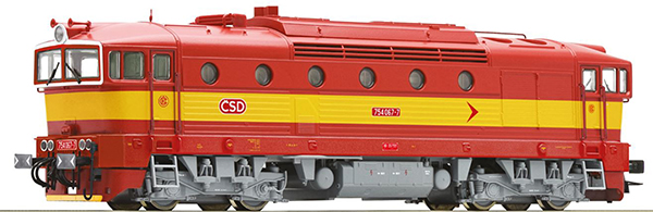 Roco 7310055 - Diesel locomotive Rh 754 of the CSD/CD (DCC Sound)