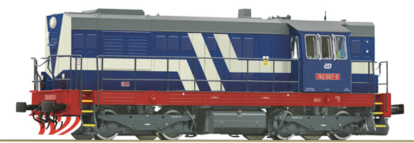 Roco 7310063 - Czech Diesel locomotive 742 007-8 of the CD (DCC Sound Decoder)