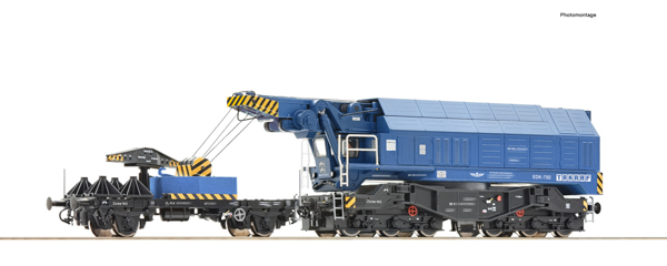 Roco 7310067 - Polish Digital Railway Slewing Crane EDK 750 of the PKP (w/ Sound)