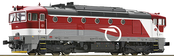 Roco 7310082 - Slovakian Diesel locomotive Br 754 083-4 of the ZSSK (DCC Sound Decoder)