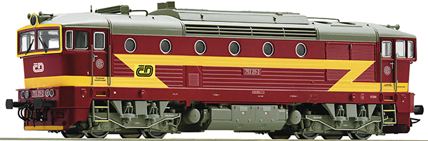Roco 7310088 - Czech Diesel Locomotive 753 211-2 of the CD (DCC Sound)