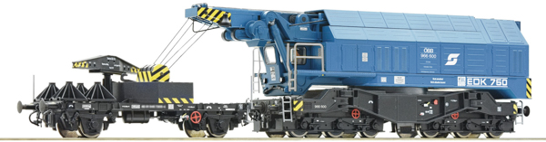 Roco 7320069 - Austrian Slewing railway crane for digital operation of the OBB (Sound)