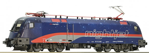Roco 73241 - Austrian Electric Locomotive Class 1116 195 Nightjet of the OBB