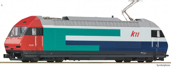 Roco 73418 - Hong Kong Electric Locomotive TLS, Ktt-Kowloon-Canton-through-train  (KCRC) (DCC Sound Decoder)