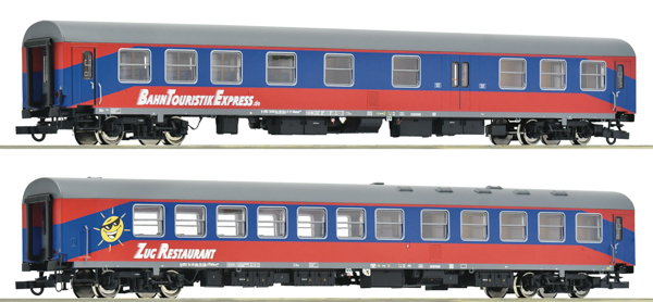 Roco 74027 - 2-piece set: Passenger coaches, BTE 