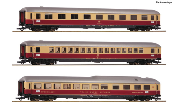 Roco 74135 - German Passenger cars Set 2 “Rheingold” of the DB