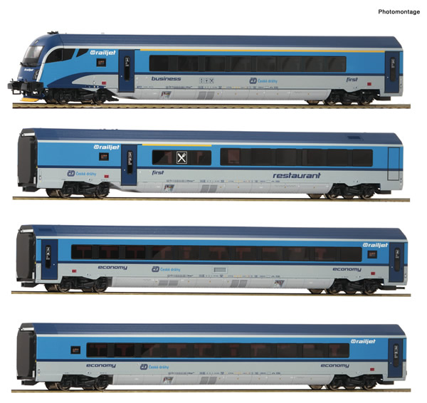 Roco 74144 - Czech “Railjet”  Set of the CD