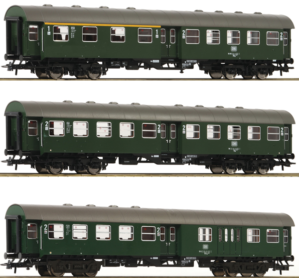 Roco 74184 - 3 piece Conversion Coach Set        