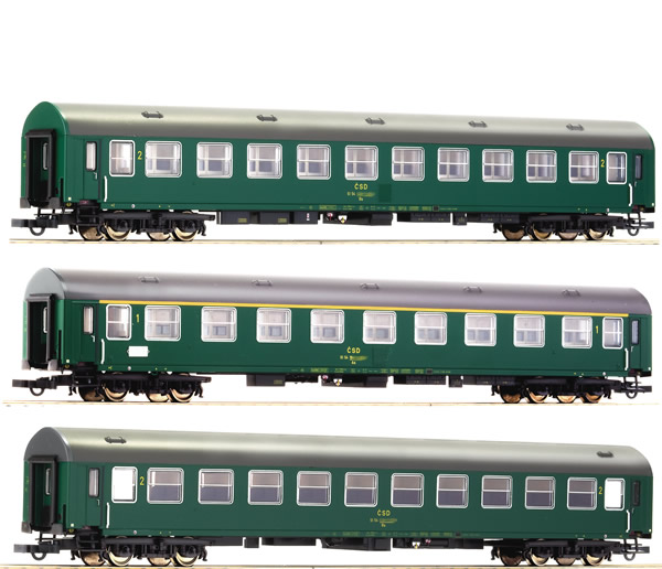 Roco 74190 - 3 piece set 3: Passenger coaches D 375 “Vindobona”