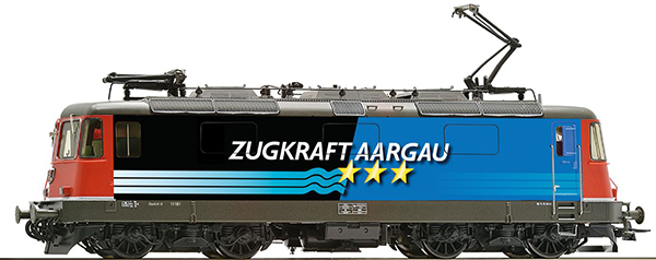 Roco 7510123 - Electric Locomotive Re 4/4 II Zugkraft Aargau of the SBB (DCC Sound)