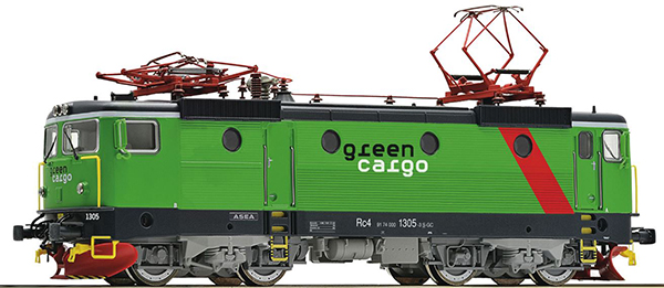 Roco 7520007 - Electric locomotive Rc4 1305 of Green Cargo