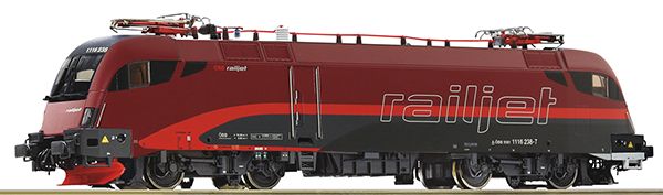 Roco 7520208 - Austrian Electric locomotive Rh 1116 Railjet of the ÖBB (Sound)