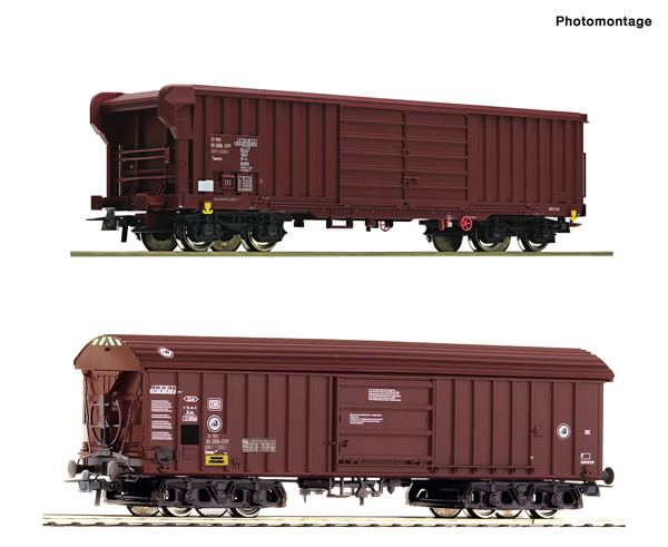 Roco 76020 - 2 piece set: Goods wagons