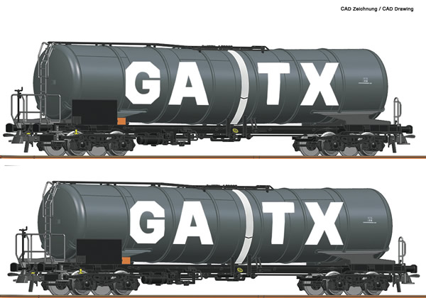 Roco 76028 - 2 piece set: Tank wagons