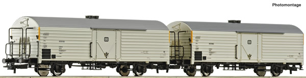 Roco 76034 - 2 piece set: Refrigerator wagons