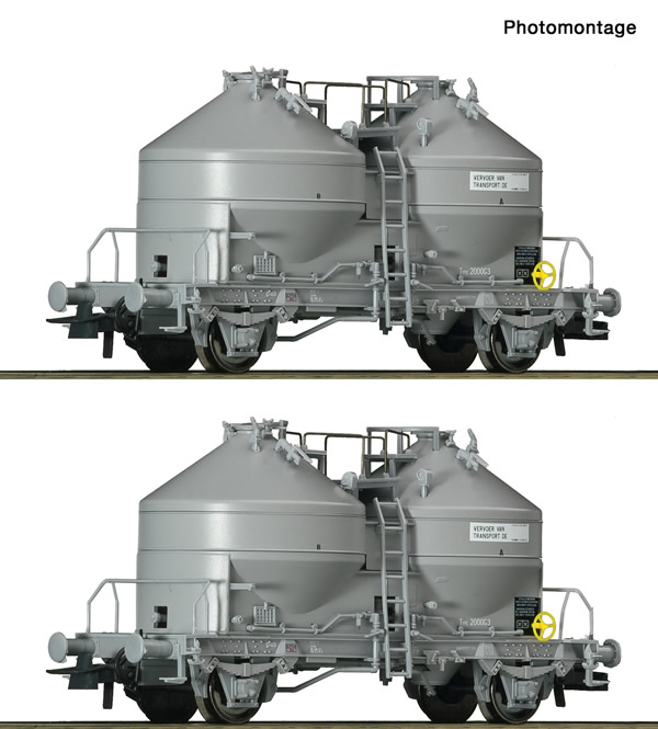 Roco 76072 - Belgium Silo wagon Set of the SNCB