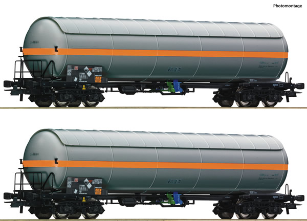 roco 76073 - Dutch Pressure gas tank wagon Set of the NACCO