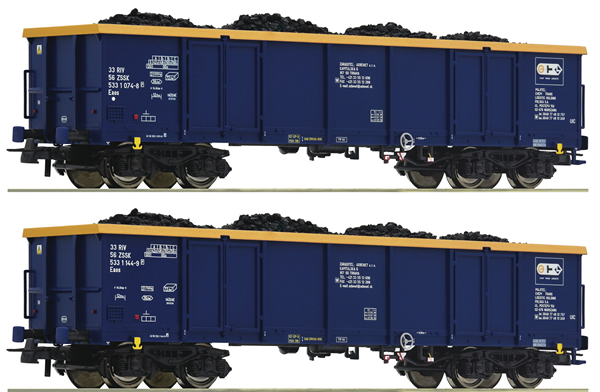 Roco 76086 - 2-piece set: Gondolas, Chem Trans Logistic      