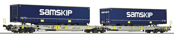 Roco 76415 - Articulated pocket wagon, AAE