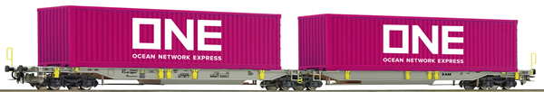 Roco 76426 - Articulated Double Pocket Wagon, AAE        