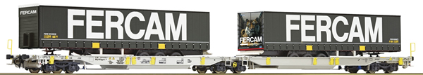 Roco 76435 - Articulated Double Pocket Wagon, AAE        