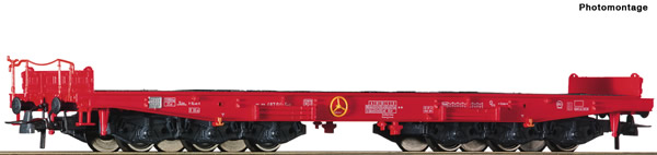 Roco 76825 - German Heavy duty flat wagon of the DB-AG