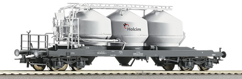Liliput H0 - Transport de fret - 2 wagons silos Ermewa